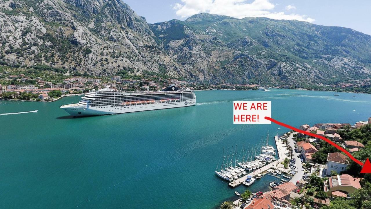 House With Big Terrace And Beautiful Sea View Villa Kotor Kültér fotó