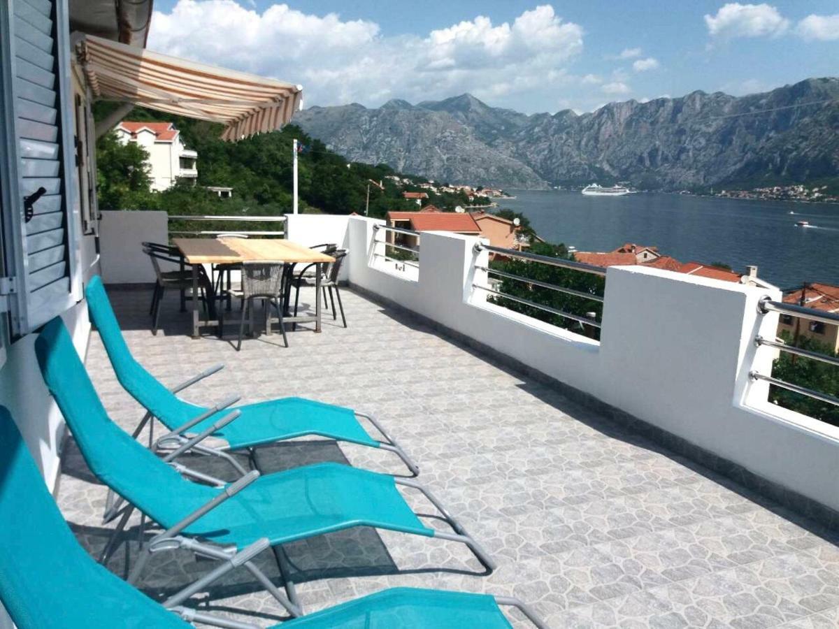 House With Big Terrace And Beautiful Sea View Villa Kotor Kültér fotó